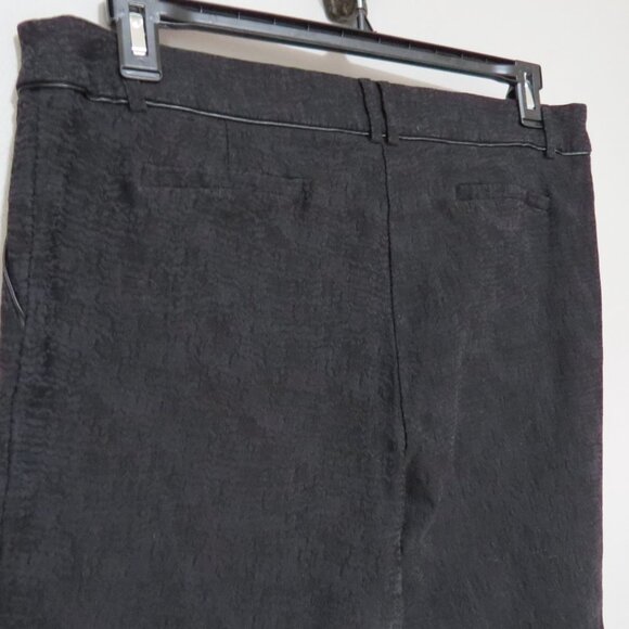 SOHO Apparel Ltd. Black Textured Dress Pant Size 16 - Picture 7 of 11
